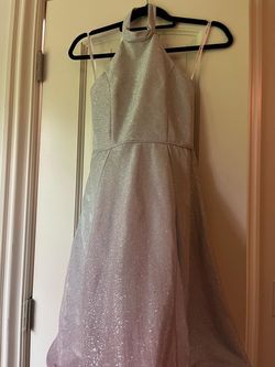 Rachel Allan Silver Size 0 Cocktail A-line Dress on Queenly