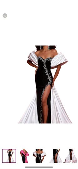 Johnathan Kayne Black Size 8 50 Off Side slit Dress on Queenly
