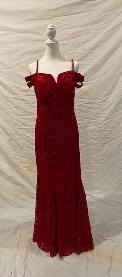 Red Size 12 Mermaid Dress on Queenly