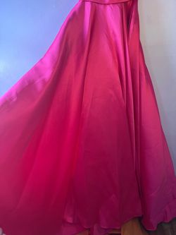 Style JVN67198A Jovani Pink Size 00 Jvn67198a Pageant Floor Length Jersey Ball gown on Queenly