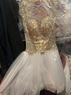 Rachel Allan White Size 0 Bachelorette Jersey Cocktail Dress on Queenly