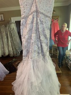 Sherri Hill White Size 2 Tall Height 50 Off Mermaid Dress on Queenly