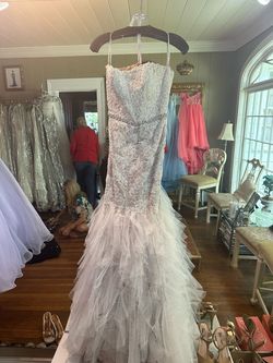 Sherri Hill White Size 2 Floor Length Military 70 Off Mermaid Dress on Queenly