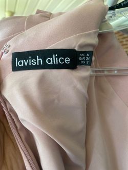 Lavish Alice Pink Size 2 Interview Prom Cocktail Dress on Queenly