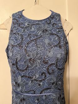 Vince Camuto Blue Size 4 Cocktail Dress on Queenly