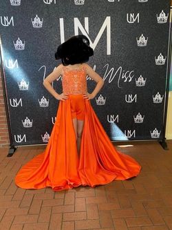Orange Size 10 Jumpsuit Dress on Queenly