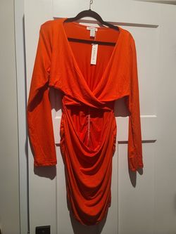 Orange Size 20 Straight Dress on Queenly