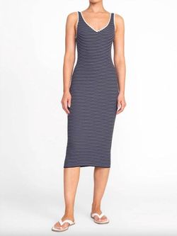 Style 1-1149226047-892 STAUD Blue Size 8 Jersey Fitted Pattern Cocktail Dress on Queenly