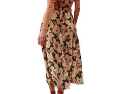Style 1-1368331752-649 THE GREAT. Pink Size 2 Silk Print Cocktail Dress on Queenly