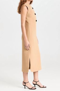 Style 1-1381822589-74 ALEXIS Nude Size 4 Jersey Side Slit Polyester Cocktail Dress on Queenly