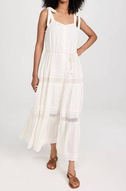 Style 1-1402434212-149 Cleobella White Size 12 Tall Height Jersey Ivory Straight Dress on Queenly