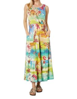 Style 1-158154094-1691 Johnny Was Yellow Size 16 Pockets Floral Cocktail Dress on Queenly