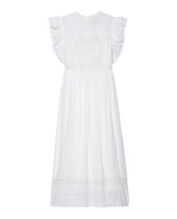 Style 1-1660719542-649 THE GREAT. White Size 2 Lace Free Shipping Tall Height Cocktail Dress on Queenly