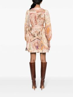 Style 1-1717522521-649 Zimmermann Nude Size 2 Floral Mini Cocktail Dress on Queenly