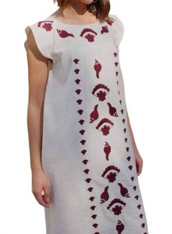 Style 1-1796232049-149 Never a Wallflower White Size 12 Embroidery Military Straight Dress on Queenly