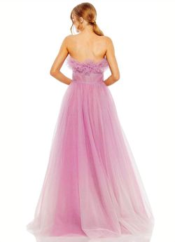 Style 1-1803306566-1498 MAC DUGGAL Purple Size 4 Tall Height Floor Length Ombre Ball gown on Queenly