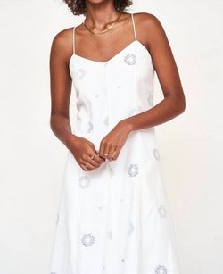 Style 1-222120934-892 Mirth White Size 8 Spaghetti Strap Free Shipping Tall Height Straight Dress on Queenly