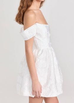 Style 1-2296013517-70 Amanda Uprichard White Size 0 Jersey Polyester 1-2296013517-70 Cocktail Dress on Queenly