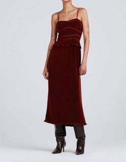 Style 1-2592001602-425 Derek Lam 10 Crosby Red Size 8 Spaghetti Strap Polyester Free Shipping Tall Height Cocktail Dress on Queenly