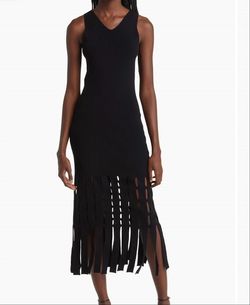 Style 1-2642411484-70 Rails Black Size 0 1-2642411484-70 Fringe Cocktail Dress on Queenly