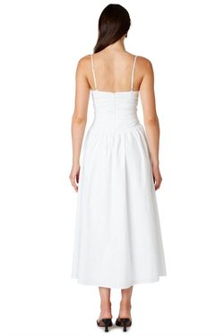 Style 1-266028132-892 NIA White Size 8 1-266028132-892 Bachelorette Polyester Spaghetti Strap Cocktail Dress on Queenly
