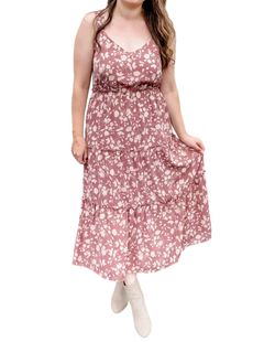 Style 1-266979196-1464 Blu Pepper Pink Size 28 Military Floor Length Floral Straight Dress on Queenly