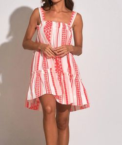Style 1-2672979373-74 ELAN Pink Size 4 Sorority 1-2672979373-74 Casual Cocktail Dress on Queenly