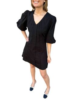 Style 1-2678640538-74 Anna Cate Black Size 4 Sleeves Tall Height Cocktail Dress on Queenly