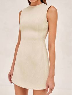 Style 1-3323454053-70 ALEXIS Nude Size 0 Ivory Polyester Sorority Rush Summer Cocktail Dress on Queenly
