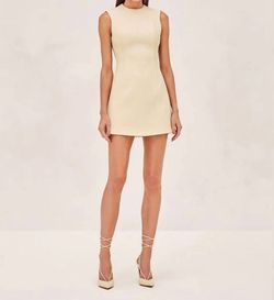 Style 1-3323454053-70 ALEXIS Nude Size 0 Ivory Polyester Sorority Rush Summer Cocktail Dress on Queenly