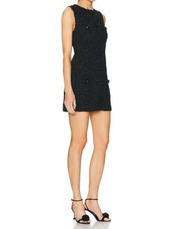 Style 1-3562850085-74 ALEXIS Black Size 4 Tall Height Pockets Free Shipping Polyester Cocktail Dress on Queenly