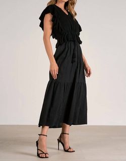Style 1-3785783770-149 ELAN Black Size 12 Plus Size Free Shipping Cocktail Dress on Queenly