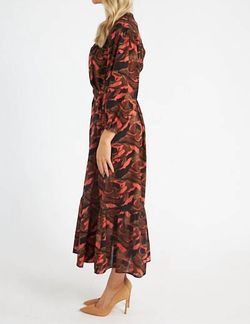 Style 1-3809766923-149 Cleobella Red Size 12 Plus Size Military Straight Dress on Queenly