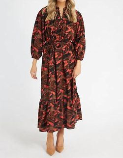 Style 1-3809766923-70 Cleobella Red Size 0 Belt Military Straight Dress on Queenly