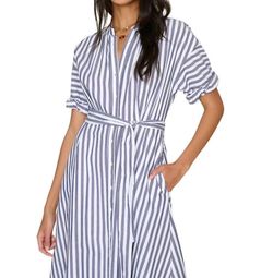 Style 1-3819397464-892 XIRENA Blue Size 8 A-line Sleeves Pockets Cocktail Dress on Queenly