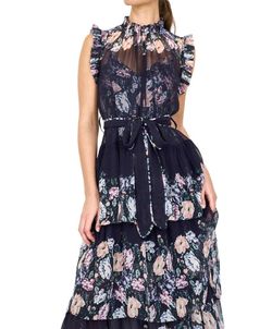 Style 1-4001422188-892 CHRISTY LYNN Blue Size 8 Print Tall Height Navy Free Shipping Cocktail Dress on Queenly