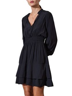 Style 1-4142439229-74 Brochu Walker Black Size 4 Tall Height Wednesday Cocktail Dress on Queenly