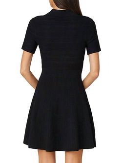 Style 1-416457135-70 Shoshanna Black Size 0 Sleeves 1-416457135-70 Mini Cocktail Dress on Queenly