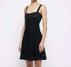 Style 1-4204546019-70 JONATHAN SIMKHAI Black Size 0 Free Shipping Mini Cocktail Dress on Queenly