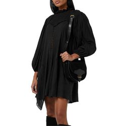 Style 1-4223506613-425 ISABEL MARANT Black Size 8 Lace Long Sleeve Cocktail Dress on Queenly