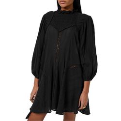 Style 1-4223506613-425 ISABEL MARANT Black Size 8 Lace Long Sleeve Cocktail Dress on Queenly