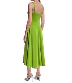 Style 1-456335929-70 AS by DF Green Size 0 Tall Height Polyester V Neck Cocktail Dress on Queenly