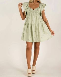Style 1-89492981-149 En Saison Green Size 12 Mini Free Shipping Tall Height Cocktail Dress on Queenly