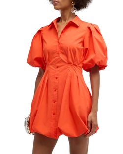 Style 1-96874753-649 JONATHAN SIMKHAI Orange Size 2 Polyester A-line Sleeves Cocktail Dress on Queenly