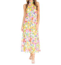 Style 1-987355010-149 LUCY PARIS Pink Size 12 Print Floral Tall Height Polyester Cocktail Dress on Queenly