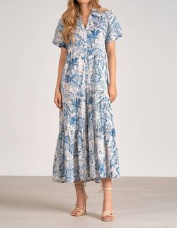 Style 1-990593405-74 ELAN Blue Size 4 Tall Height Free Shipping Cocktail Dress on Queenly