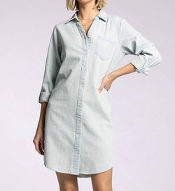 Style 1-1125502295-149 Thread & Supply Blue Size 12 Sleeves Cocktail Dress on Queenly