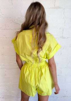 Style 1-1128929733-149 Idem Ditto Yellow Size 12 Floor Length Free Shipping Jumpsuit Dress on Queenly