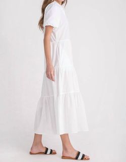 Style 1-1315354901-74 ELAN White Size 4 Tall Height Pockets Bridal Shower Cocktail Dress on Queenly