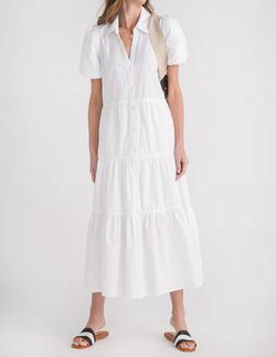Style 1-1315354901-74 ELAN White Size 4 Tall Height Pockets Bridal Shower Cocktail Dress on Queenly